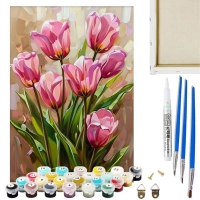 Zestaw Maluj po numerach Artnico 40x50 Tulipany